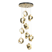 Hubbardton Forge 131099-SKT-STND-86-GG0711 - Riza 9-Light Pendant