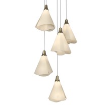 Hubbardton Forge 131122-SKT-LONG-84-SH1987 - Mobius 5-Light Pendant