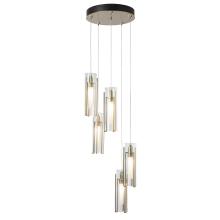 Hubbardton Forge 131124-SKT-STND-86-ZM0065 - Exos Glass 5-Light Pendant