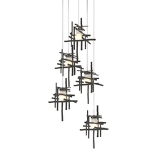 Hubbardton Forge 131128-SKT-LONG-20-YC0305 - Tura 5-Light Frosted Glass Pendant