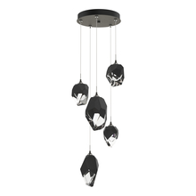 Hubbardton Forge 131139-SKT-LONG-20-BP0756 - Chrysalis 5-Light Mixed Crystal Pendant