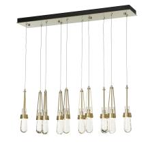 Hubbardton Forge 131200-SKT-STND-86-YJ0434 - Link 10-Light Blown Glass Pendant