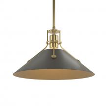 Hubbardton Forge 134550-SKT-MULT-86-10 - Henry Medium Steel Shade Pendant