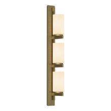 Hubbardton Forge 206309-SKT-LFT-86-GG0168 - Ondrian 3 Light Vertical Sconce