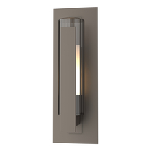 Hubbardton Forge 307281-SKT-77-ZU0660 - Vertical Bar Fluted Glass Small Outdoor Sconce