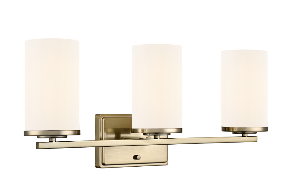 Verlana 22" 3-Light Vanity - Modern Gold