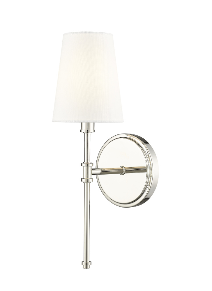 Adorra 15" High 1-Light Wall Sconce - Polished Nickel