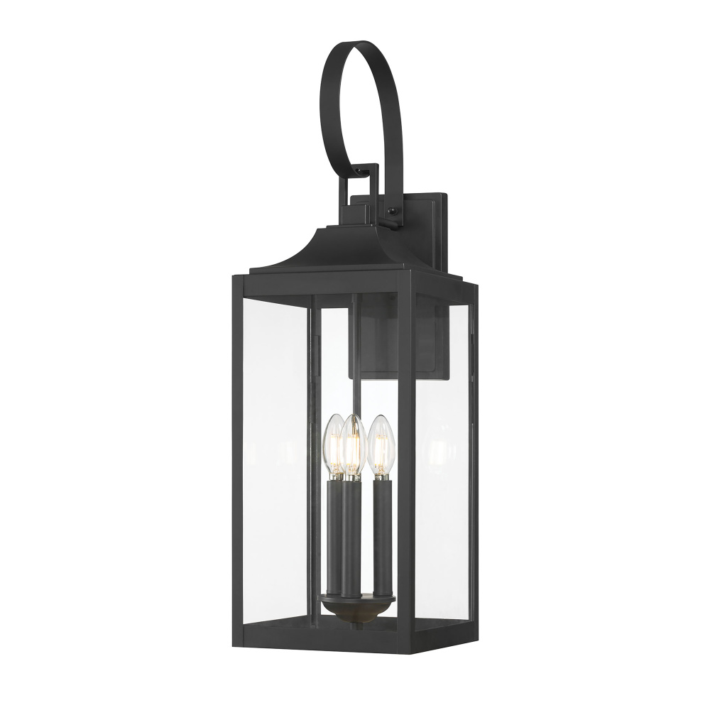 Halston 28" High 3-Light Outdoor Lantern