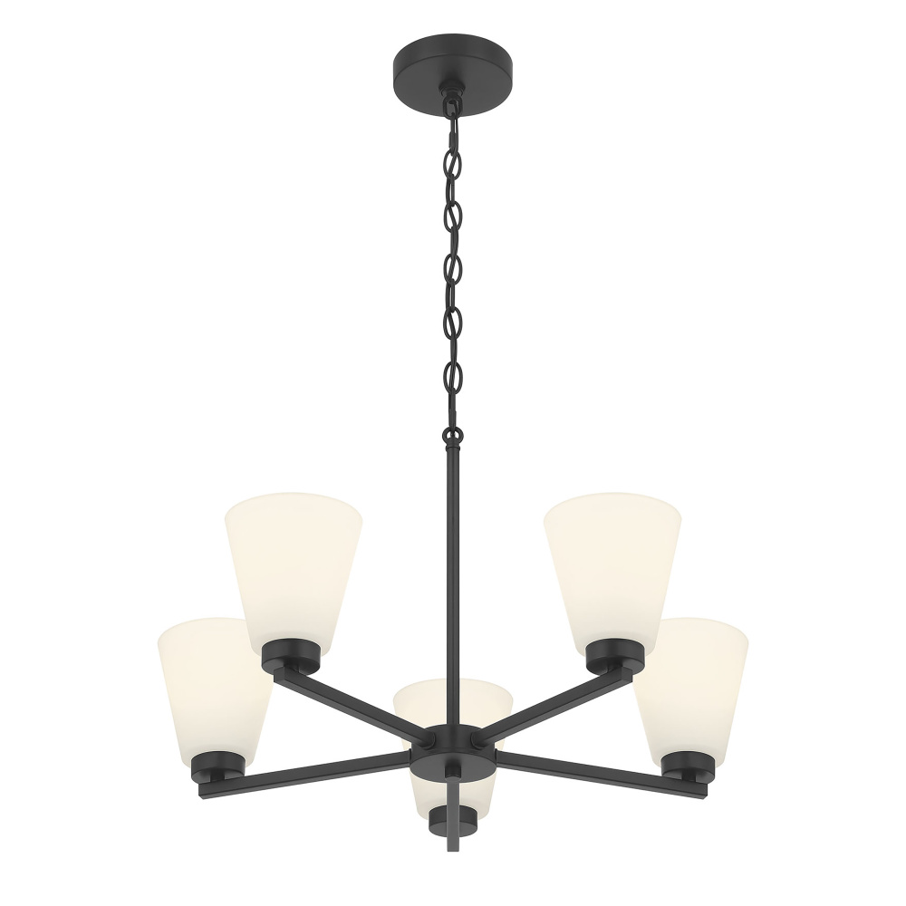 Strayhan 24" Wide 5-Light Chandelier