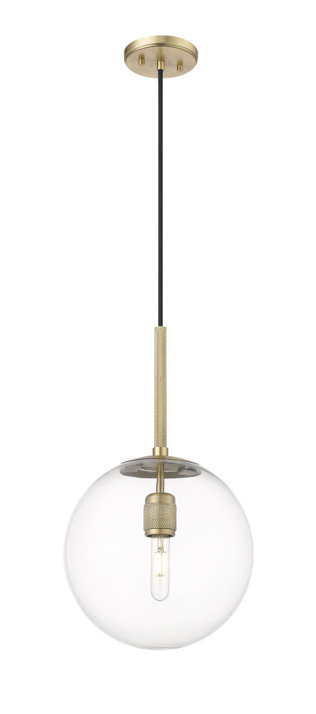 Kairo 12" Wide 1-Light Pendant - Vintage Brass