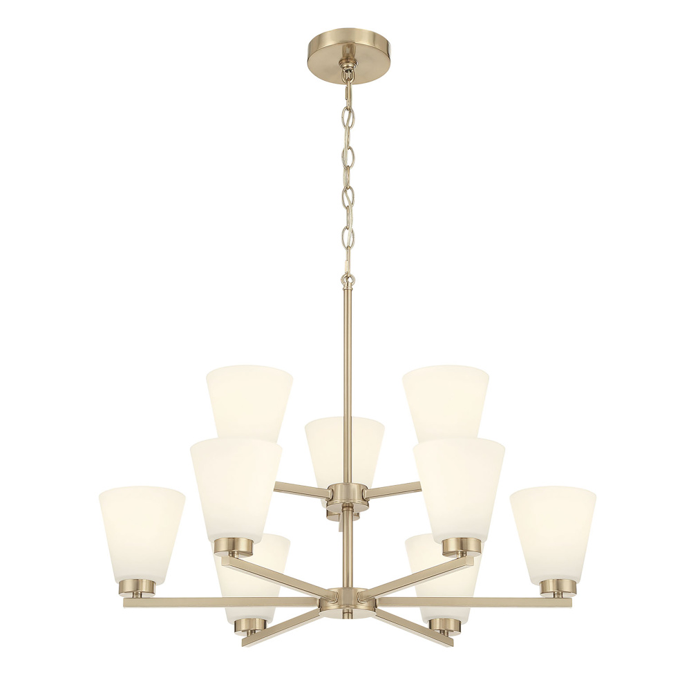Strayhan 28.5" Wide 9-Light Chandelier