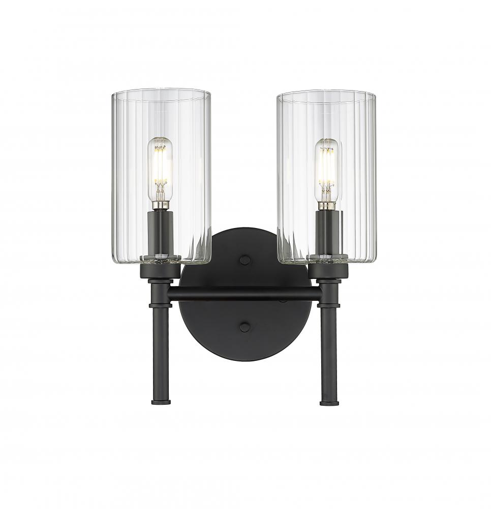 Chastine 2-Light Vanity Matte Black