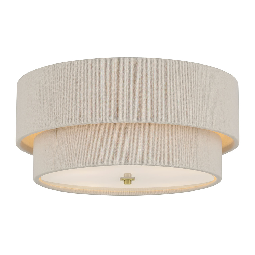 Helbert 18" Wide 4-Light Flush Mount