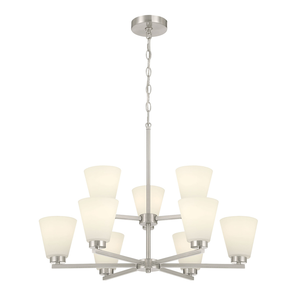 Strayhan 28.5" Wide 9-Light Chandelier