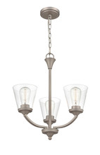 Millennium 9113-SN - Josleen 3-Light Chandelier Ceiling Light Satin Nickel