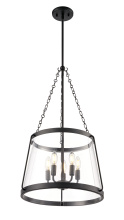 Millennium 21405-MB - Adabella 17.75" 5-Light Pendant - Matte Black