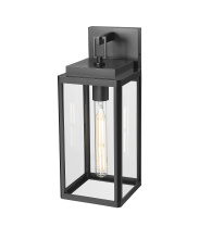 Millennium 902001-PBK - Alpharetta 15.5" High 1-Light Outdoor Wall Lantern - Powder Coated Black
