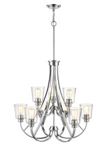 Millennium 3629-CH - Forsyth 9-Light Chandelier Ceiling Light Chrome