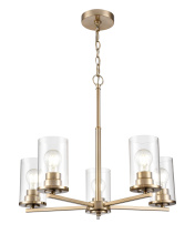 Millennium 2715-MG - Verlana 24" Wide 5-Light Chandelier - Modern Gold