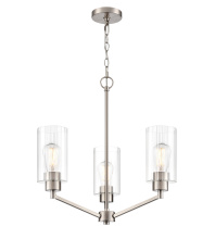 Millennium 9513-BN - Beverlly 21" Wide 3-Light Chandelier - Brushed Nickel