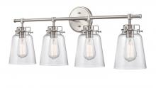 Millennium 4414-BN - Amberose 4-Light Vanity Brushed Nickel