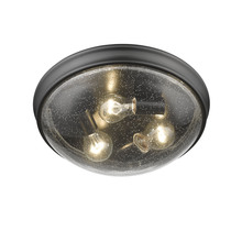 Millennium 5229-MB - 3-Light Flushmount Ceiling Light Matte Black