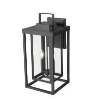 Millennium 901002-PBK - McDonough 22.25" High 2-Light Outdoor Wall Lantern - Powder Coated Black