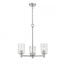 Millennium 9213-BN - Ashli 3-Light Chandelier Ceiling Light Brushed Nickel