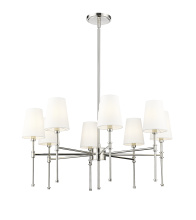 Millennium 16108-PN - Adorra 30" Wide 8-Light Chandelier - Polished Nickel