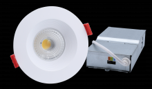 GM Lighting MDL-4R-5CCT-WH - 120V MicroTask4 Mini IC Rated Recessed LED Downlight