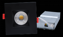 GM Lighting MDL-4S-5CCT-BK - 120V MicroTask4 Mini IC Rated Recessed LED Downlight