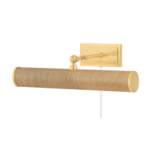 Mitzi by Hudson Valley Lighting HL263202-AGB/GC - Holly Picture Light