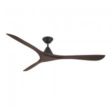Modern Forms US - Fans Only FR-D2504-72-MB/DW - Carve 72 Downrod Ceiling Fan