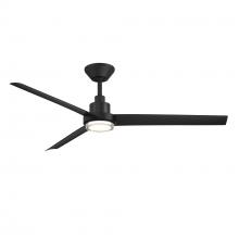 Modern Forms US - Fans Only FR-W2501-56L-MB - Bolo Downrod ceiling fan