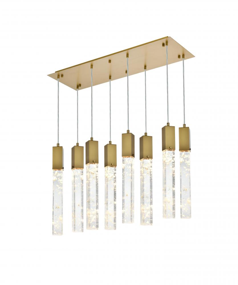 Aurora 36 inch Pendant in Satin Gold