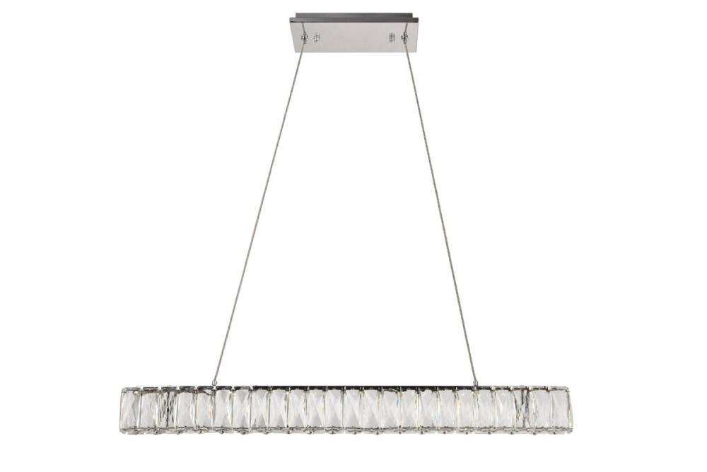 Monroe Integrated LED chip light Chrome Chandelier Clear Royal Cut Crystal