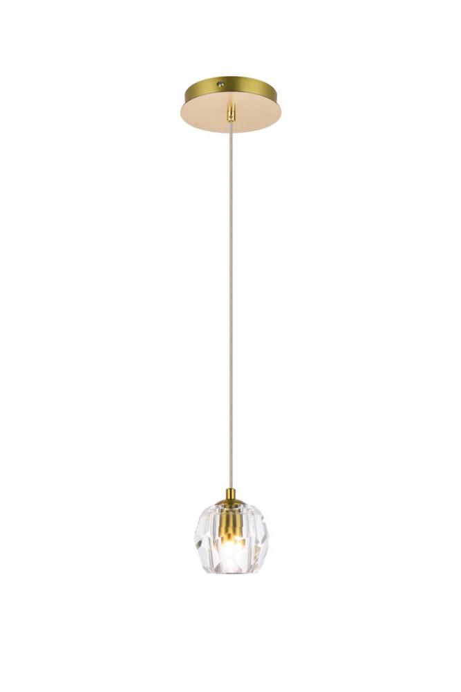 Eren 1 light Gold pendant