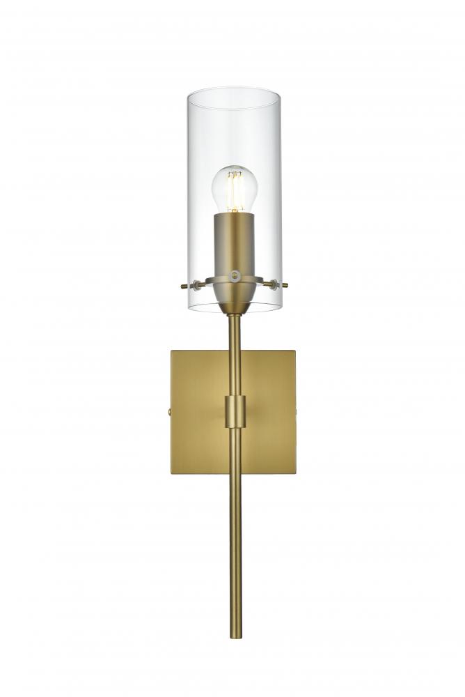 Elsreth Wall Sconce W4.7"E4.3"H20" Satin Gold