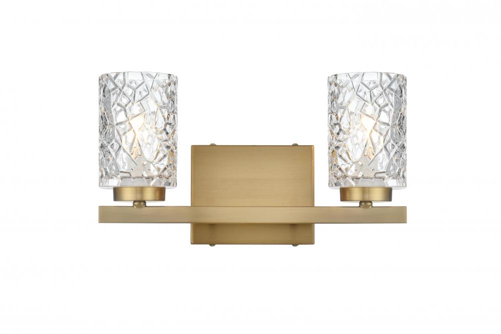 Cassie 14 inch Wall Sconce in Satin Gold