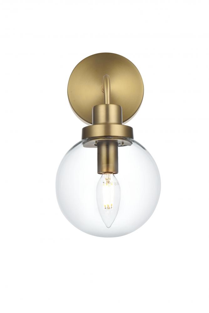 Hanson 6 inch Wall Sconce in Satin Gold