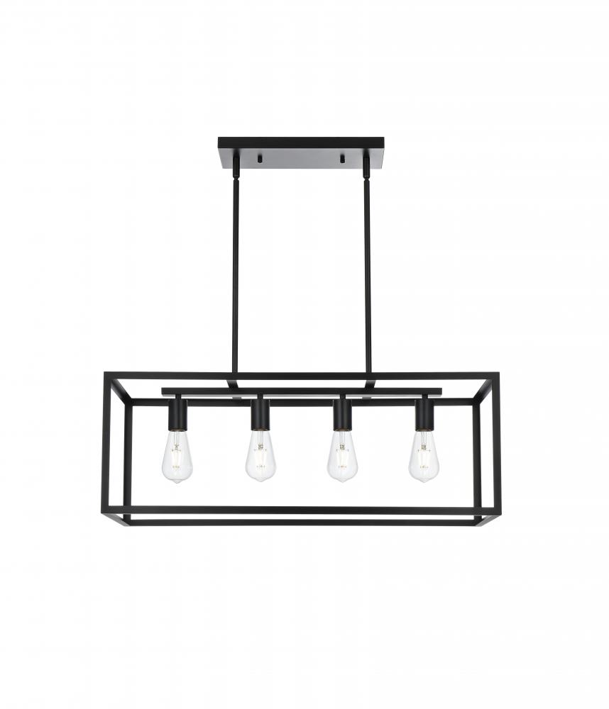 Pendant L30.5"xW12"xH11" L4 Black