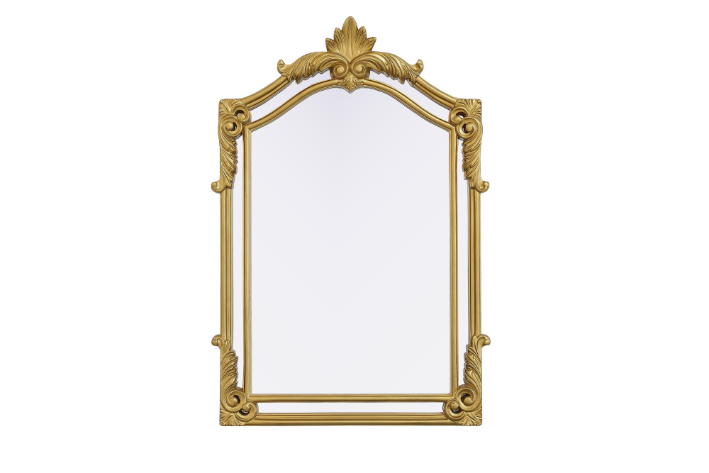 Wall mirror 28.5"x42" gold leaf