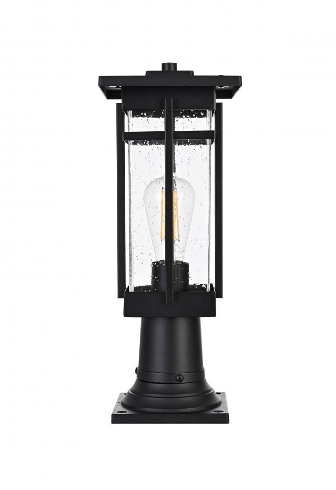 Livingston 7 inch Outdoor Pendant in Black