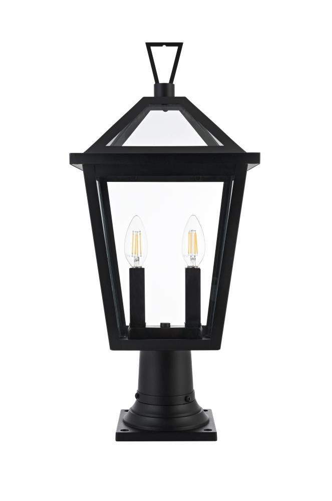 Frankford 7 inch Outdoor Pendant in Black