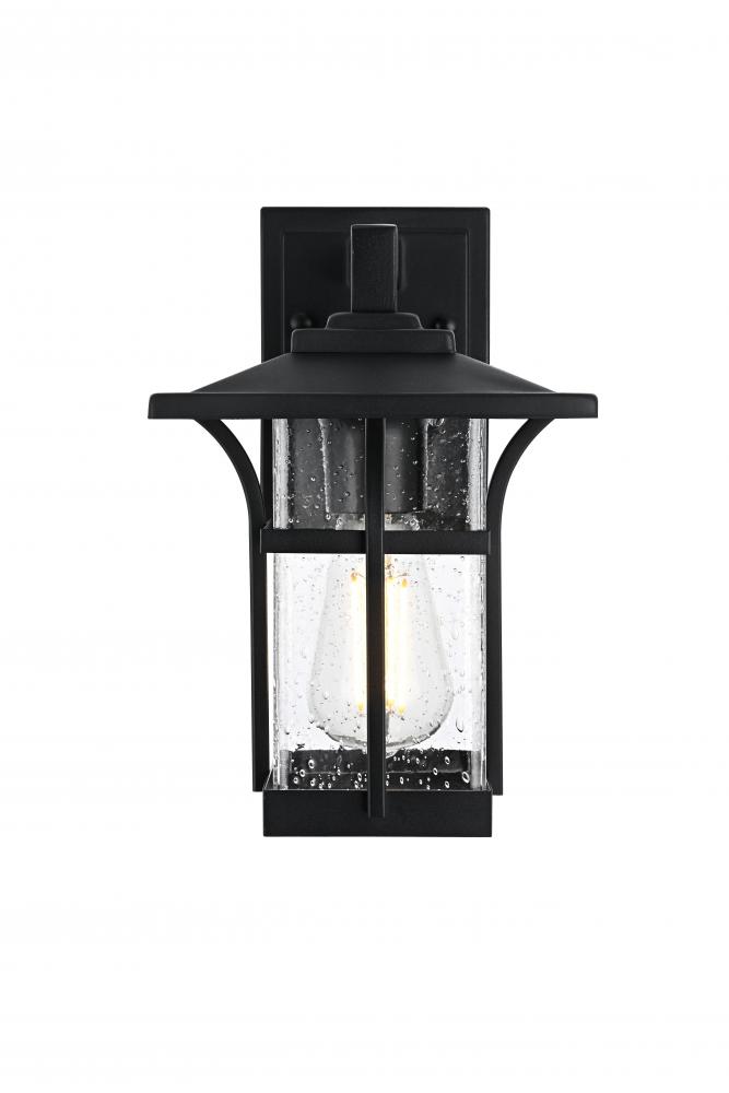 Woodstock 7 inch Outdoor Pendant in Black