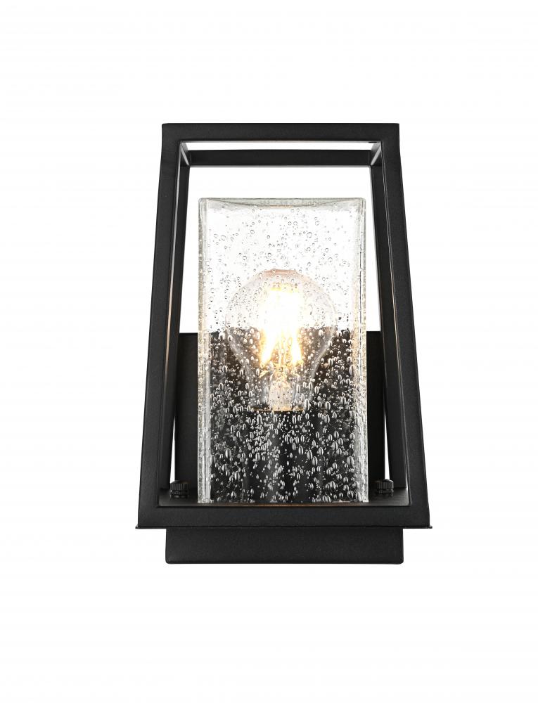 Lehigh 7 inch Outdoor Pendant in Black