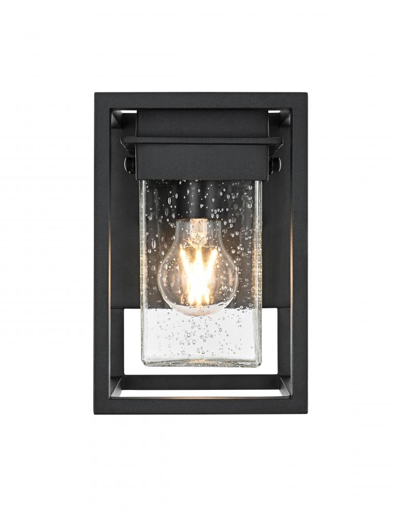 Morse 7 inch Outdoor Pendant in Black