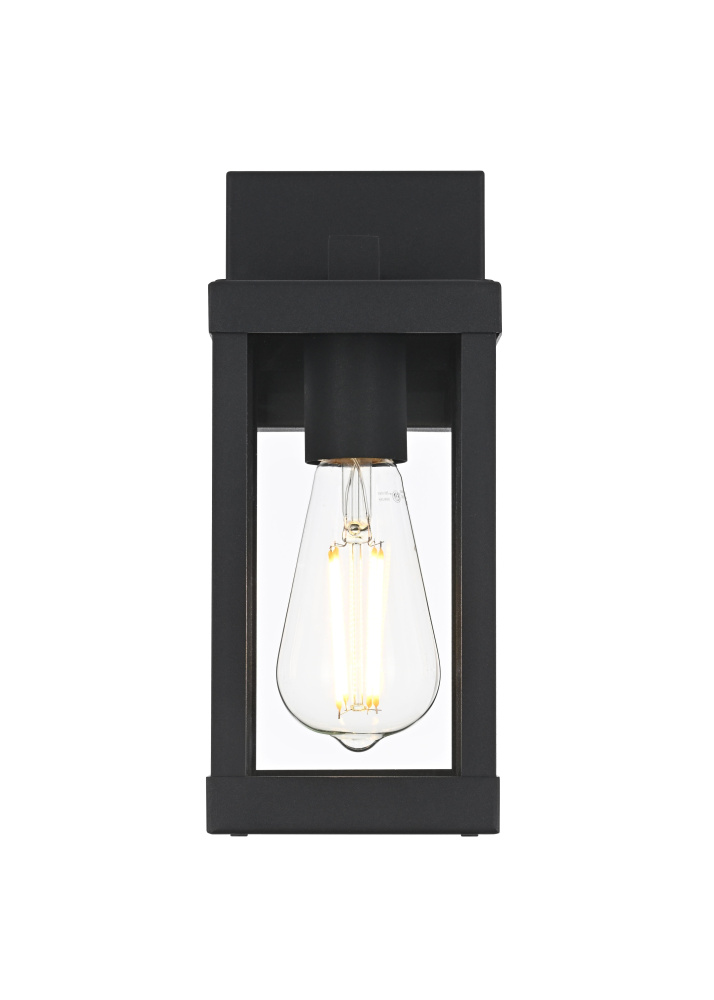 Wall Sconce W4.3" E5.5" H10.6" Black