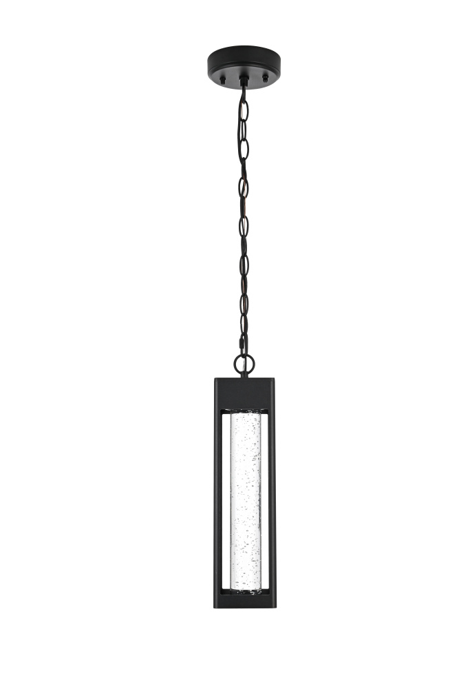 Amaris 15 inch LED Outdoor Pendant in Black