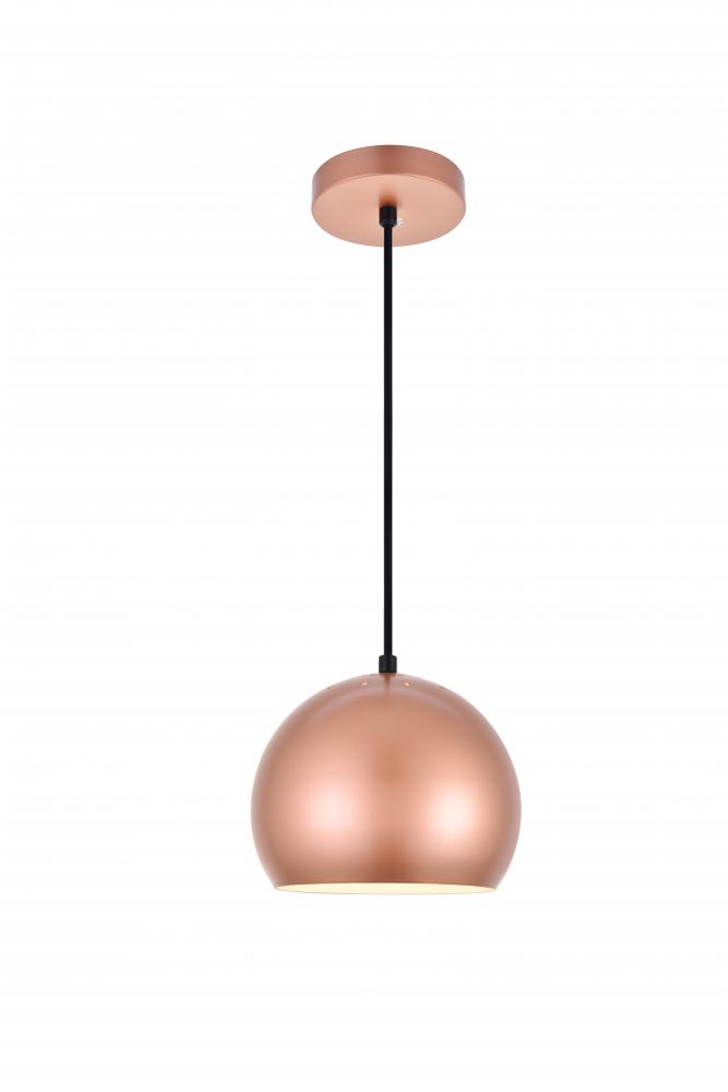 Kasey 1 Light Honey Gold Pendant